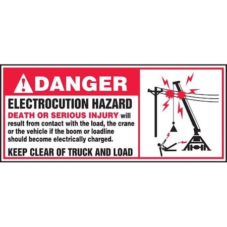 ANSI ISO DANGER SAFETY LABEL LEQM025VSP